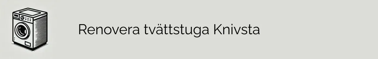 Renovera tvättstuga Knivsta